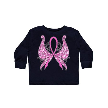 Inktastic Breast Cancer Awareness with Butterfly Ribbon Words Gift Toddler Boy or Toddler Girl Long Sleeve T-Shirt 
Inktastic Breast Cancer Awareness with Butterfly Ribbon Words Gift Toddler Boy or Toddler Girl Long Sleeve T-Shirt