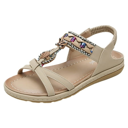 Vuygyu 2024 Summer New Women Bohemian Rhinestone Casual Flat Large Size Beach Shoes Beach Sandals Women Slide Sandals for Women Womens Tan Sandals Clear Sandals for Women Flat Thigh High Sandals for
Vuygyu 2024 Summer New Women Bohemian Rhinestone Casual Flat Large Size Beach Shoes Beach Sandals Women Slide Sandals for Women Womens Tan Sandals Clear Sandals for Women Flat Thigh High Sandals for