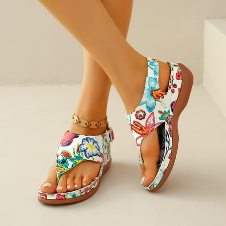 Sandals Women Comfortable Summer Sandals Durable Sandals Flat Sandals for WomenLadies Summer Beach Flat Casual Colour Block Printing Clip Toe Plus Size SandalsRed42
Sandals Women Comfortable Summer Sandals Durable Sandals Flat Sandals for WomenLadies Summer Beach Flat Casual Colour Block Printing Clip Toe Plus Size SandalsRed42