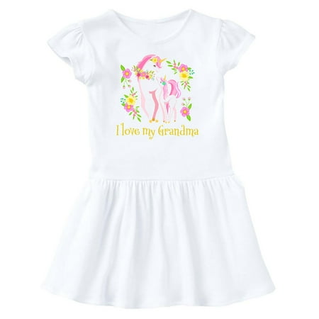 Inktastic I Love My Grandma Unicorn with Pink and Yellow Flowers Gift Baby Girl Dress
Inktastic I Love My Grandma Unicorn with Pink and Yellow Flowers Gift Baby Girl Dress