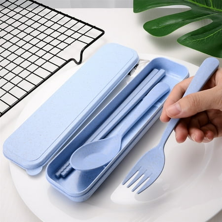 3pcs/Set Travel Cutlery Outdoor Camping Portable Cutlery Box Chopsticks Fork Spoon Student Dinnerware Sets Kitchen Tableware
3pcs/Set Travel Cutlery Outdoor Camping Portable Cutlery Box Chopsticks Fork Spoon Student Dinnerware Sets Kitchen Tableware