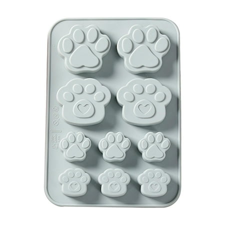 NIUREDLTD Puppy Footprints Silicone Cake 10 Even Cat Paws High Temperature Cold Soap Supplemental Molds
NIUREDLTD Puppy Footprints Silicone Cake 10 Even Cat Paws High Temperature Cold Soap Supplemental Molds