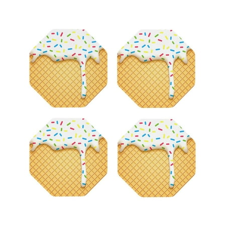 Leather Coasters Set of 4 - White Ice Cream Lightweight Non-Slip Drink Coasters for Desk Anti-Scalding Desk Cup Coasters for Office Table Decor Octagon
Leather Coasters Set of 4 - White Ice Cream Lightweight Non-Slip Drink Coasters for Desk Anti-Scalding Desk Cup Coasters for Office Table Decor Octagon