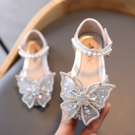 THE WILD Comfortable Fashion Infant Kids Baby Girls Pearl Crystal Bling Bowknot Single Princess Shoes Sandals
THE WILD Comfortable Fashion Infant Kids Baby Girls Pearl Crystal Bling Bowknot Single Princess Shoes Sandals