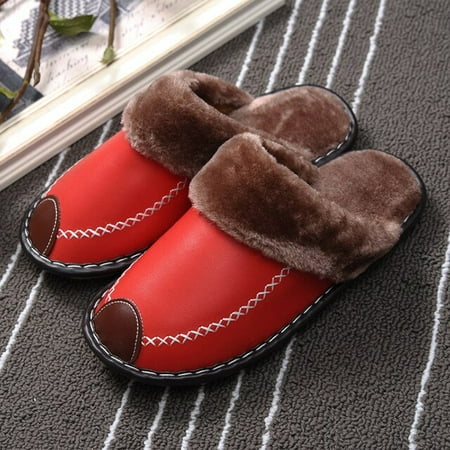 CoCopeanut Winter Fur Women Home Slippers Large Size PU Leather Warm Plush Couples Bedroom Shoes Non-slip Men Furry Slippers Female Slides
CoCopeanut Winter Fur Women Home Slippers Large Size PU Leather Warm Plush Couples Bedroom Shoes Non-slip Men Furry Slippers Female Slides