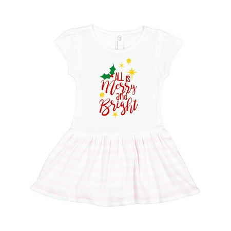 Inktastic Christmas All is Merry and Bright Yellow Stars and Holly Gift Toddler Girl Dress
Inktastic Christmas All is Merry and Bright Yellow Stars and Holly Gift Toddler Girl Dress