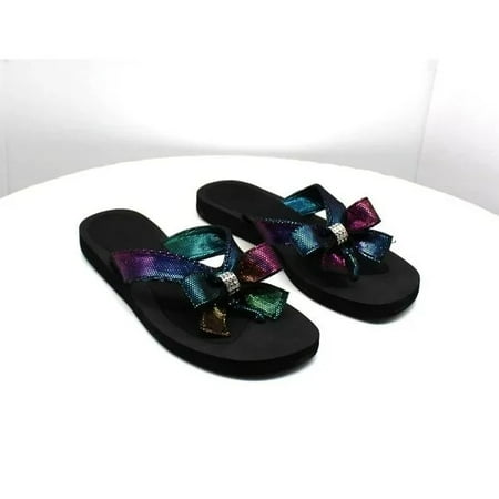 Guess Women s Tutu Bow Flip Flops Women s Shoes (size 7)