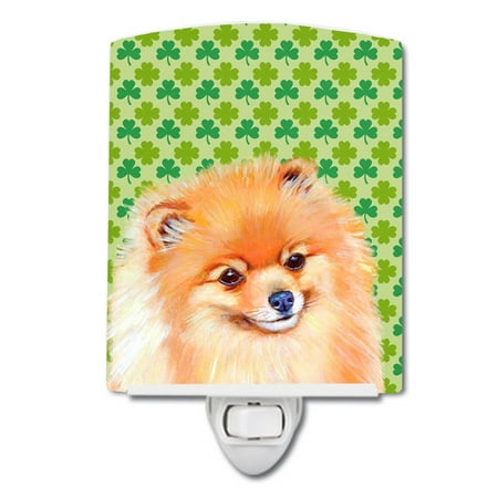 Caroline s Treasures LH9215CNL Pomeranian St. Patrick s Day Shamrock Portrait Ceramic Night Light 6x4x3 multicolor
Caroline s Treasures LH9215CNL Pomeranian St. Patrick s Day Shamrock Portrait Ceramic Night Light 6x4x3 multicolor