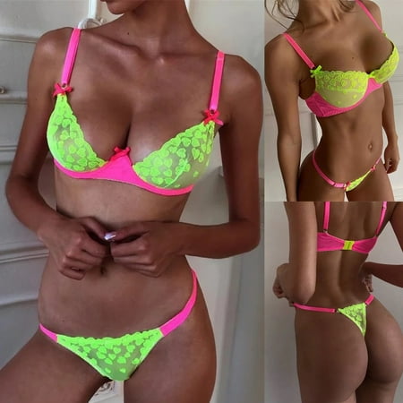 Fhljh Sexy G-string Flowers Embroidery Bralette Lace Bra Bustier Lingerie Thong Mesh
Fhljh Sexy G-string Flowers Embroidery Bralette Lace Bra Bustier Lingerie Thong Mesh