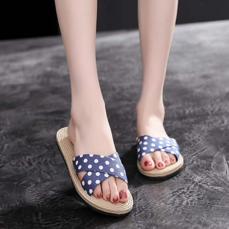 Ovzne Slip On Sandals For Women Women Sandals Summer Ladies Slippers Polka Dot Polka Dot Holiday Beach Shoes Sandals Women
Ovzne Slip On Sandals For Women Women Sandals Summer Ladies Slippers Polka Dot Polka Dot Holiday Beach Shoes Sandals Women