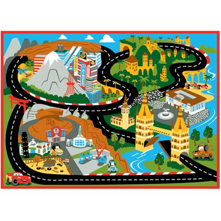 Disney Cars Mount Fuji Game Rug, 44\