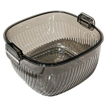 Hinvhai Double Layer Drainage Basket Large Capacity Vegetable Washing Basket Living Room Wet and Dry Separation Fruit Tray
Hinvhai Double Layer Drainage Basket Large Capacity Vegetable Washing Basket Living Room Wet and Dry Separation Fruit Tray