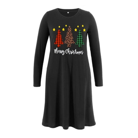 Everyday Savings Women Maternity Wear Christmas Tree Printed Long Warm Sweatshirt Long Sleeve Crewneck Pocket Dress
Everyday Savings Women Maternity Wear Christmas Tree Printed Long Warm Sweatshirt Long Sleeve Crewneck Pocket Dress