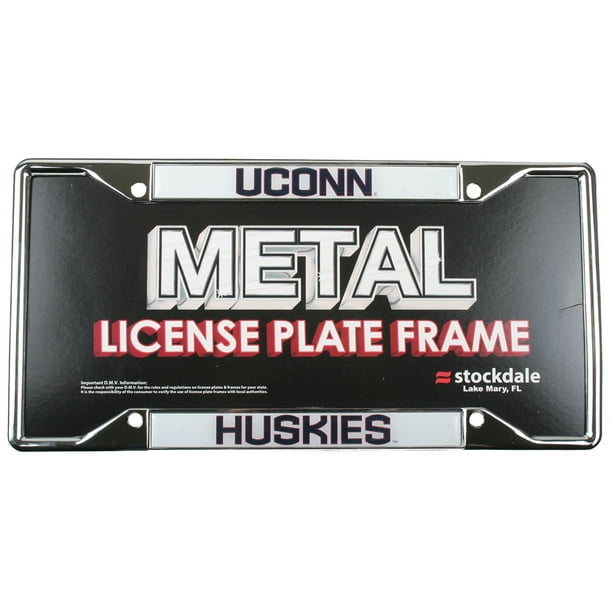 Uconn Huskies "huskies" Metal License Plate Frame