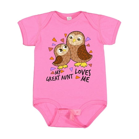 Inktastic My Great Aunt Loves Me- Cute Owl Family Gift Baby Boy or Baby Girl Bodysuit
Inktastic My Great Aunt Loves Me- Cute Owl Family Gift Baby Boy or Baby Girl Bodysuit