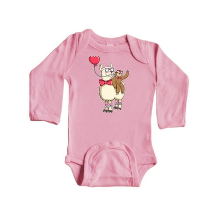 Inktastic Valentine Pals Fun Sloth and Llama with Heart Balloon Gift Baby Boy or Baby Girl Long Sleeve Bodysuit
Inktastic Valentine Pals Fun Sloth and Llama with Heart Balloon Gift Baby Boy or Baby Girl Long Sleeve Bodysuit