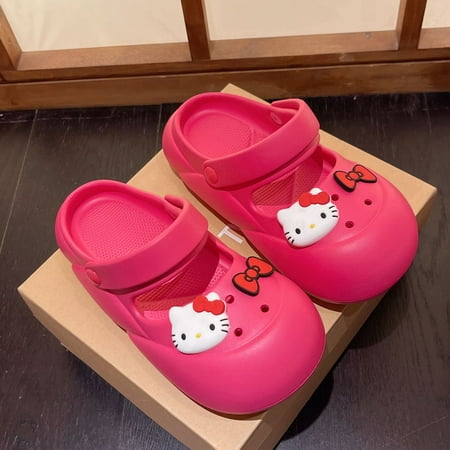 Sanrio Hello Kitty Spring Summer Light Weight Casual Versatile Shoes Y2k Fashion Thick Sole Soft Slippers Women Cute Sandals
Sanrio Hello Kitty Spring Summer Light Weight Casual Versatile Shoes Y2k Fashion Thick Sole Soft Slippers Women Cute Sandals