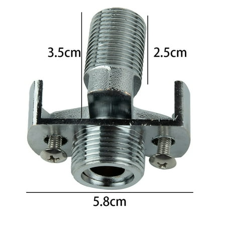 Adjusting the Angle of Intake Pipe Copper Shower Head Angled Curved Foot