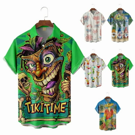Big & Tall Men Button Down Hawaiian Shirts Regular Fit Lightweight Clothing Apparel Plus Size
Big & Tall Men Button Down Hawaiian Shirts Regular Fit Lightweight Clothing Apparel Plus Size