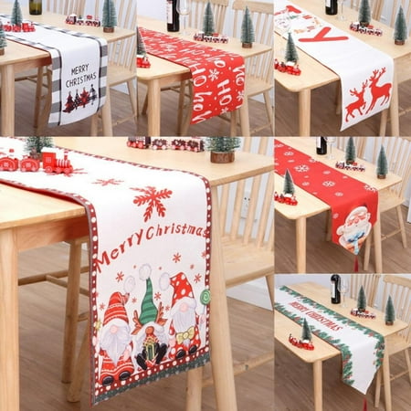 Christmas Table Runner Long Xmas Tablecloth Christmas Theme Printed Table Cover Winter Holiday Christmas Dining Table Decorative Table Flag
Christmas Table Runner Long Xmas Tablecloth Christmas Theme Printed Table Cover Winter Holiday Christmas Dining Table Decorative Table Flag