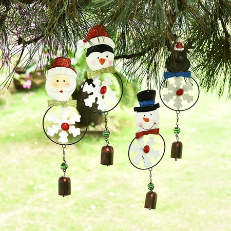 TMOYZQ Christmas Decorations Indoor Outdoor Creative Iron Christmas Wind Chime Color Pendant Home Santa Bell Balcony Garden Decoration Christmas Gift
TMOYZQ Christmas Decorations Indoor Outdoor Creative Iron Christmas Wind Chime Color Pendant Home Santa Bell Balcony Garden Decoration Christmas Gift