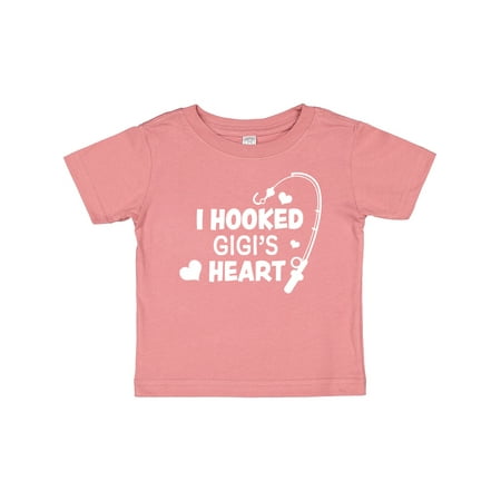 Inktastic I Hooked Gigi s Heart with Fishing Rod Gift Baby Boy or Baby Girl T-Shirt
Inktastic I Hooked Gigi s Heart with Fishing Rod Gift Baby Boy or Baby Girl T-Shirt