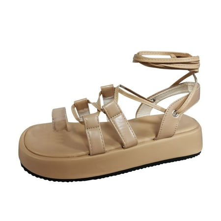 nsendm Dress Sandals for Women Flat Cover Toes Womens Thick Roman Open Shoes Flat Sandals for Women Ladies Summer Sandal Khaki 6.5
nsendm Dress Sandals for Women Flat Cover Toes Womens Thick Roman Open Shoes Flat Sandals for Women Ladies Summer Sandal Khaki 6.5