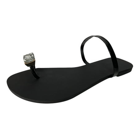 slipper for Women Fashion Summer Women Slippers Rhinestone Flip Flops Flat Bottom Beach Indoor And Outdoor Casual Solid Color PU Dress Sandals for Women Black
slipper for Women Fashion Summer Women Slippers Rhinestone Flip Flops Flat Bottom Beach Indoor And Outdoor Casual Solid Color PU Dress Sandals for Women Black