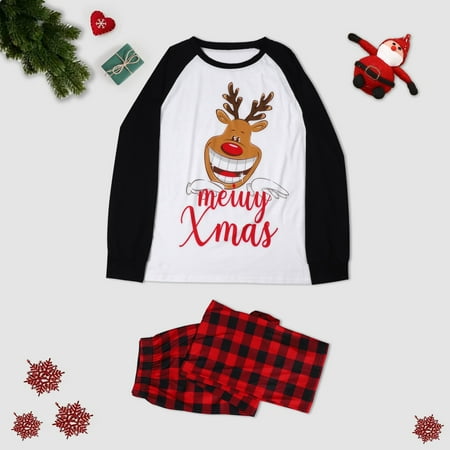 Matching Family Pajamas Sets Christmas Smile Print Top And Plaid Pants Sleepwear For Dad
Matching Family Pajamas Sets Christmas Smile Print Top And Plaid Pants Sleepwear For Dad