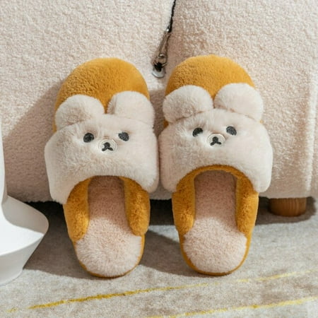 CoCopeanut Cute Home Slipper for Women Lovely Cartoon Rabbit Girls House Faux Fur Female Slippers Winter Indoor Warm Plush Shoes Slides
CoCopeanut Cute Home Slipper for Women Lovely Cartoon Rabbit Girls House Faux Fur Female Slippers Winter Indoor Warm Plush Shoes Slides