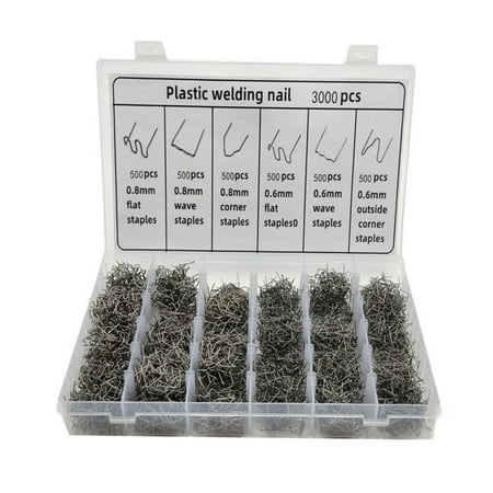 3000/1200/600pcs Welding Nail Spring Steel Automobile Bumper Accessories Stapler Welder Welding Machine Part Bumpers Repair Tool Box-packed/3000pcs
3000/1200/600pcs Welding Nail Spring Steel Automobile Bumper Accessories Stapler Welder Welding Machine Part Bumpers Repair Tool Box-packed/3000pcs