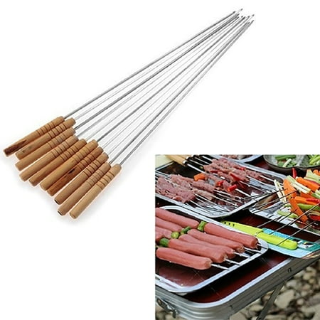 SANWOOD 10 Pcs BBQ Barbecue Roasting Needle Roasting Tools Brochette Tong Kebabe Skewers
SANWOOD 10 Pcs BBQ Barbecue Roasting Needle Roasting Tools Brochette Tong Kebabe Skewers