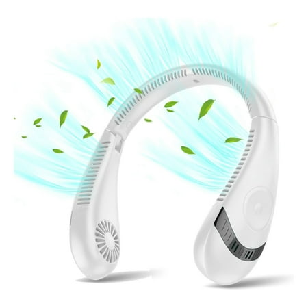 Portable Hanging Neck Fan 5000MAh Bladeless Sports Fans with 3 Speeds for Outdoor Home Office School Camping-White
Portable Hanging Neck Fan 5000MAh Bladeless Sports Fans with 3 Speeds for Outdoor Home Office School Camping-White