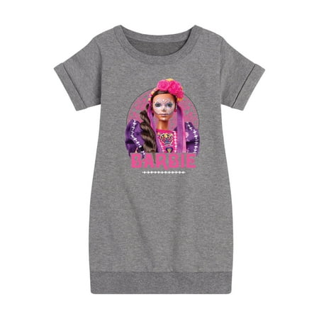Barbie - Dia De Muertos - Toddler And Youth Girls Fleece Dress