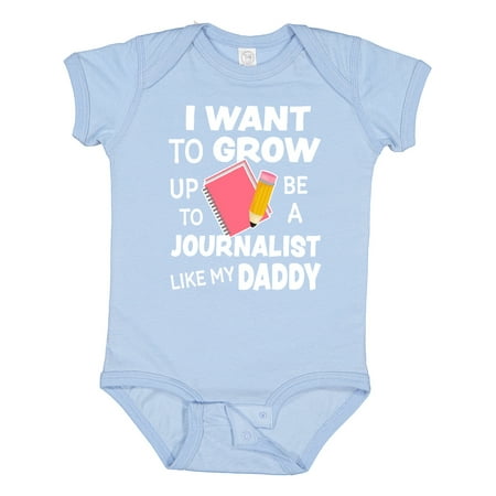 Inktastic I Want to Grow Up to Be a Journalist Like My Daddy Gift Baby Boy or Baby Girl Bodysuit
Inktastic I Want to Grow Up to Be a Journalist Like My Daddy Gift Baby Boy or Baby Girl Bodysuit