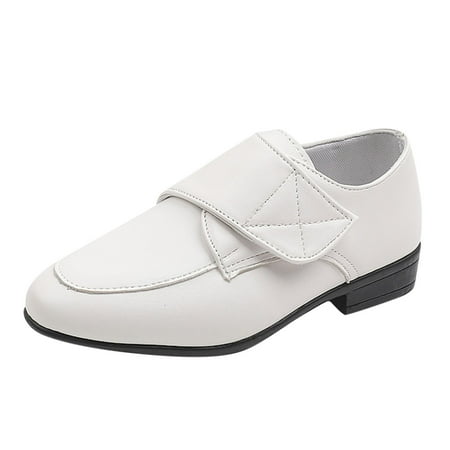 Fashion Children Boys Leather Shoes Pointed Low Heel Solid Color Hook Loop Slip On Comfortable Shoes Performance Dress Shoes
Fashion Children Boys Leather Shoes Pointed Low Heel Solid Color Hook Loop Slip On Comfortable Shoes Performance Dress Shoes