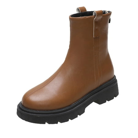 TAIAOJING Women Boots Autumn Ankle Boots Thick Sole Non Slip Zipper Solid Color Round Toe Comfortable Fashion Shoes
TAIAOJING Women Boots Autumn Ankle Boots Thick Sole Non Slip Zipper Solid Color Round Toe Comfortable Fashion Shoes