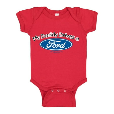 My Daddy Drives a Ford Cars and Trucks Baby Creeper Boys Girls Infant Bodysuit Red 12M
My Daddy Drives a Ford Cars and Trucks Baby Creeper Boys Girls Infant Bodysuit Red 12M