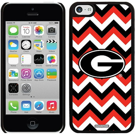 Georgia Lined Chevron Design on iPhone 5c Thinshield Snap-On Case by Coveroo