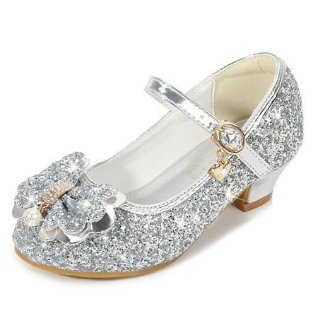Girls PU Leather Princess Shoes Glitter Pearl Bow Decor High Heels Dress Shoes For Wedding Party Dancing Performance
Girls PU Leather Princess Shoes Glitter Pearl Bow Decor High Heels Dress Shoes For Wedding Party Dancing Performance