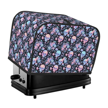 KLL cool Skull flower Print 2 Slice Toaster Dust Covers Kitchen Small Appliance Cover with 2 Pockets Can hold Jam Spreader Knife & Toaster Tongs (11.4 x 7.9 x 7.5)
KLL cool Skull flower Print 2 Slice Toaster Dust Covers Kitchen Small Appliance Cover with 2 Pockets Can hold Jam Spreader Knife & Toaster Tongs (11.4 x 7.9 x 7.5)