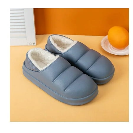 Men and Women Winter Slippers Fur Slippers Warm Fuzzy Plush Garden Clogs Mules Slippers Home Cotton Shoes Indoor Couple Slippers gray blue 42
Men and Women Winter Slippers Fur Slippers Warm Fuzzy Plush Garden Clogs Mules Slippers Home Cotton Shoes Indoor Couple Slippers gray blue 42