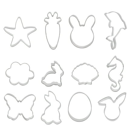 12pcs Easter Cookie Molds Stainless Steel DIY Biscuit Baking Tool (Random Style)
12pcs Easter Cookie Molds Stainless Steel DIY Biscuit Baking Tool (Random Style)