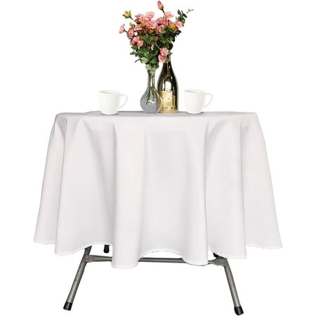 Trimming Shop 108in Round Polyester Tablecloth Washable Linen White Table Cover 1pcs
Trimming Shop 108in Round Polyester Tablecloth Washable Linen White Table Cover 1pcs
