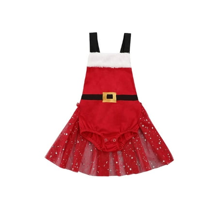 XIAXAIXU Newborn Christmas Baby Girls Sleeveless Pullover Rompers Jumpsuit Playsuit Santa Tutu Dress Outfits 3-6 Months
XIAXAIXU Newborn Christmas Baby Girls Sleeveless Pullover Rompers Jumpsuit Playsuit Santa Tutu Dress Outfits 3-6 Months