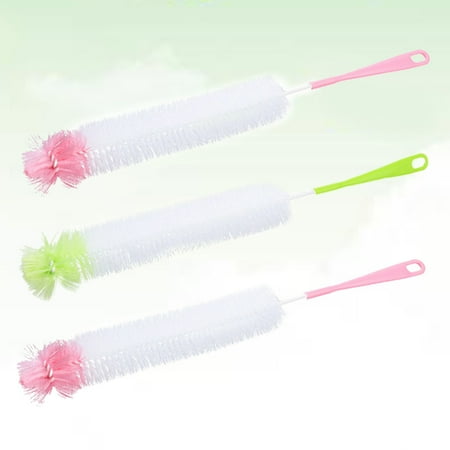 bottle brush 3PCS Household Glass Cup Brushes Long Handle Sponge Brushes Bottle Brushes Multifunctional Cleaning Brushes for Home (Random Color Cup Brush Front with Sponge and Without Sponge Random
bottle brush 3PCS Household Glass Cup Brushes Long Handle Sponge Brushes Bottle Brushes Multifunctional Cleaning Brushes for Home (Random Color Cup Brush Front with Sponge and Without Sponge Random