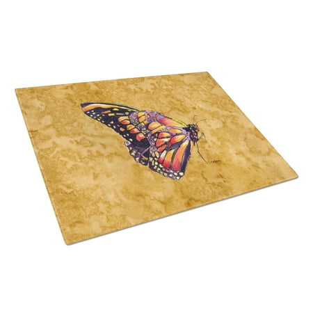 Carolines Treasures 8858LCB Butterfly on Gold Glass Cutting Board Large 12H x 16W multicolor
Carolines Treasures 8858LCB Butterfly on Gold Glass Cutting Board Large 12H x 16W multicolor