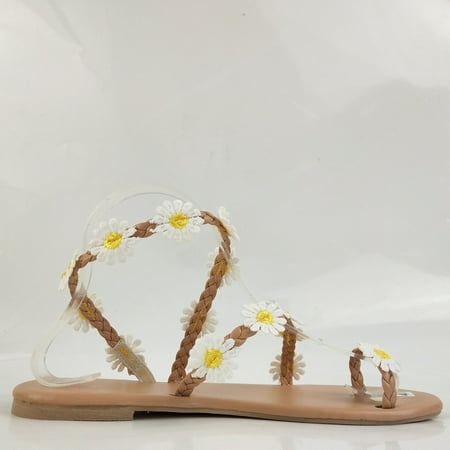 Cathalem Cute Summer Sandals for Women Sandals Fashion Daisy Women s Non-slip Flat Bottom Summer Women s sandals Sandal White 8
Cathalem Cute Summer Sandals for Women Sandals Fashion Daisy Women s Non-slip Flat Bottom Summer Women s sandals Sandal White 8