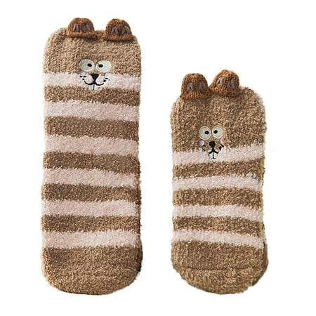 Womens Socks Cartoon Christmas Sock Coral Velvet Embroidery Winter Female Sock
Womens Socks Cartoon Christmas Sock Coral Velvet Embroidery Winter Female Sock