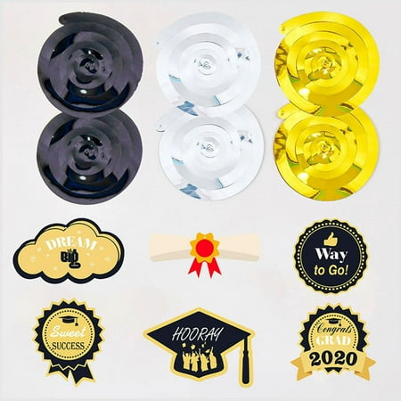 SunhillsgraceGraduation Hanging Decorations Swirls Kit for Graduation Congrats Class of 2020Shooting Props
SunhillsgraceGraduation Hanging Decorations Swirls Kit for Graduation Congrats Class of 2020Shooting Props
